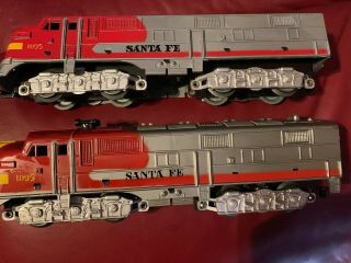 Marx 1095 Santa Fe Aa Diesel Locomotives Trains
