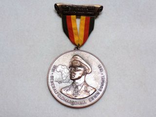 1981 Wwi German General Erwin Rommel " Desert Fox " 100 Year Commemorative Medal