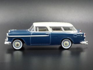 1955 Chevy Chevrolet Nomad Station Wagon W/ Hitch 1:64 Scale Diecast Model Car