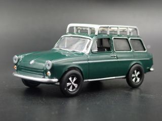 1961 - 1973 Vw Volkswagen Type 3 Squareback W/ Hitch 1:64 Scale Diecast Model Car