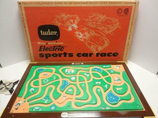 Tudor Tru - Action Electric Sports Car Race Vintage 1960s Ex/n/m