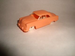 F&f Mold 1954 Ford 2 Dr.  Sedan Cereal Premium Plastic Toy Car / Coral