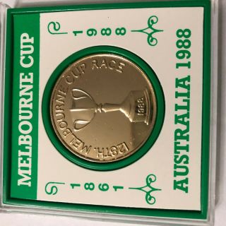 1988 Melbourne Cup Race Phar Lap Medal (3300682d5)