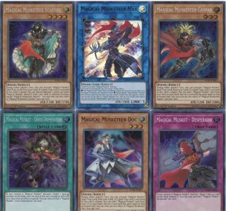 Yugioh Complete Magical Musketeer Deck Caspar Starfire And More