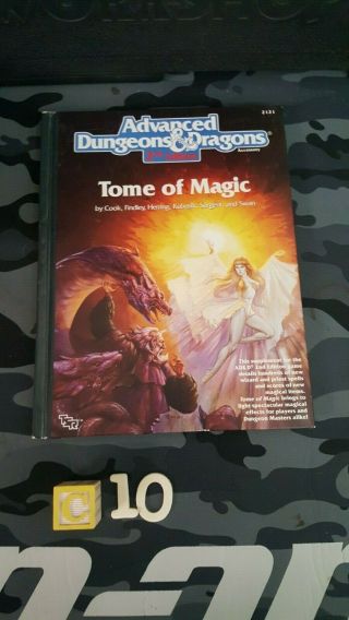 C10 Advanced Dungeons & Dragons Tome Of Magic 2nd Ed Ad&d Rpg Gygax Oop Classic