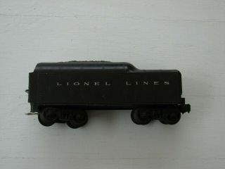 Vintage Lionel Lines Train Tender Coal Car Black O27 Scale