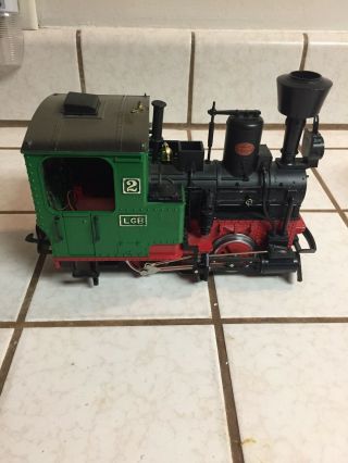 Lgb 2020 0 - 4 - 0 Staintz 2 Steam Locomotive (green) Runs Good