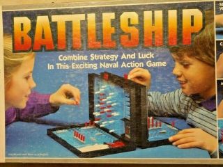 Vintage 1984 Milton Bradley Battleship Strategy Board Game Military Naval Usa