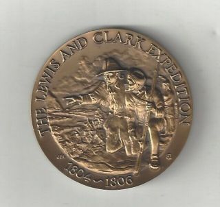 Lewis & Clark Expedition St.  Louis Missouri Pacific Bronze Longines Medal Coin