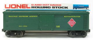 Lionel 6 - 5709 Railway Express Agency Woodside Reefer Ln/box