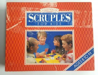 Scruples For Kids Game By Milton Bradley Vintage 1988