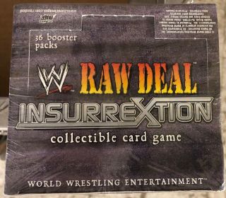 Wwe Raw Deal Insurrextion 36 - Count Booster Box For Card Game Tcg Ccg