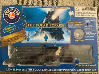 Lionel The Polar Express G Gauge Train Set 7 - 11176 Battery Operated 2009