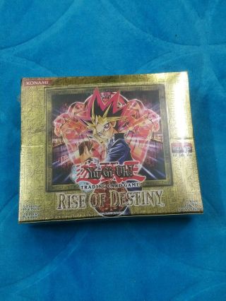 Yugioh 1st Edition Rise Of Destiny Booster Box Rds Factory 24 Packs