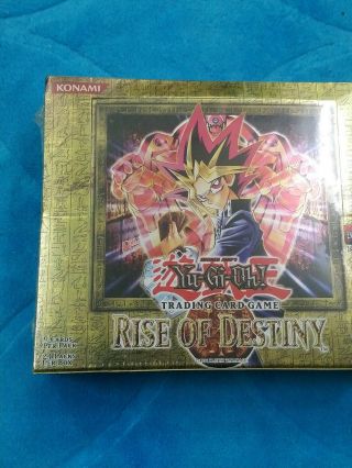 Yugioh 1st Edition Rise of Destiny Booster Box RDS Factory 24 Packs 3