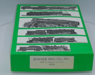 Boxed Bowser 529 Prr T - 1 Duplex Steam Locomotive & Tender Kit (as - Is)