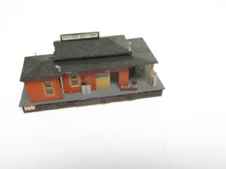 N Scale - Vintage Bachmann Freight Station Building Kit Assembled - Exc.  - V8