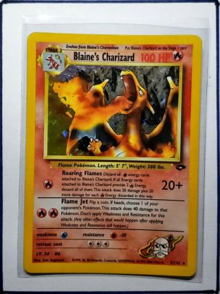 Pokemon Card Gym Challenge Blaine 