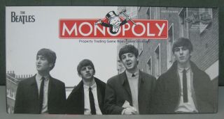 Vtg 2008 Parker Bros.  The Beatles Monopoly Collector’s Edition Complete
