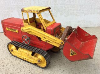 Nylint Payloader,  Pressed Steel Tractor,  1950s Nylint Payloader Tractor Shovel