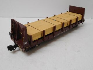 Aristo - Craft ART - 46401 Northern Pacific Flat Car with Wood Load G Scale 3