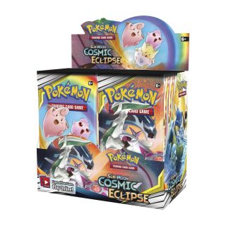 Pokemon Tcg Sun & Moon Cosmic Eclipse Booster Box - Factory 36 Packs