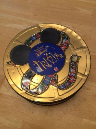 The Wonderful World Of Disney Trivia Board Game Mattel 1997 Vintage Tin Cib