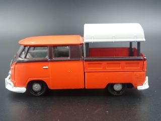 1950 - 1967 Vw Volkswagen Double Cab Type 2 T1 Pickup 1:64 Scale Diecast Model Car