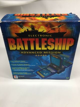 Electronic Talking Battleship Advanced Mission Game 2000 Milton Bradley