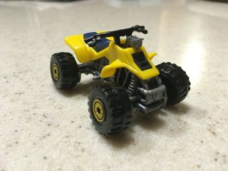 Hot Wheels 1986 Four 4 Wheeler Yellow With Blue Seat