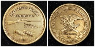 Nra National Rifle Association Of America M40 Remington Rifle Series Medal