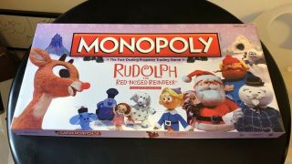 Rudolph The Red Nosed Reindeer Monopoly Game Collectors Edition