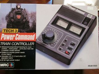 Mrc Tech3 Power Command Train Controller Model 9500 Ho,  N,  O & G Scale