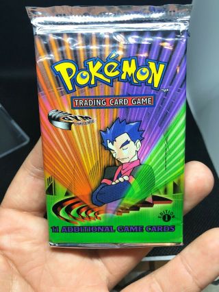 Pokemon 1st Edition Gym Challenge Booster Pack - Koga - Factory