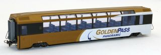 Bemo Swiss Narrow Gauge Passenger Coach Mob Bs 252 Golden Pass Hoe No Box