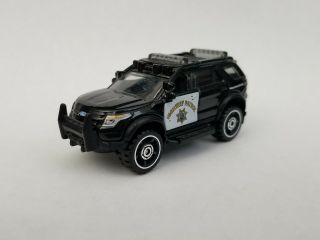 Matchbox Supreme Hero Ford Explorer Police Interceptor California Highway Patrol