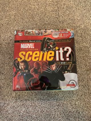 Marvel Deluxe Edition Scene It? The Dvd Game - Collectors Tin 2006 Complete