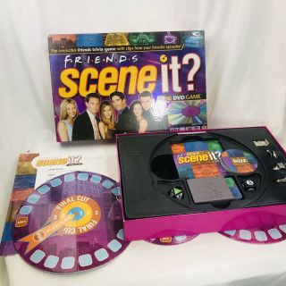 Friends Scene It? Dvd Trivia Board Game Mattel 2005 Complete