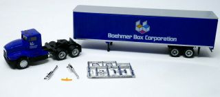 Herpa Ho 1/87 Scale Tractor Trailer Boehmer Box Corporation