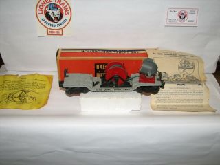 Lionel 3650 Operating Searchlight Car With Box