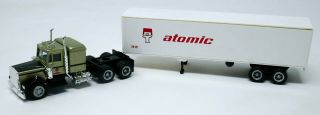 Herpa Ho 1/87 Scale Tractor Trailer Atomic