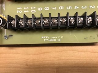 RTF Terminal Board for layout wiring 3