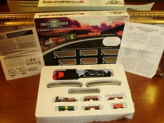 Bachmann E - Z Track System " Frontiersman " N - Scale Electric Train Set Cond.