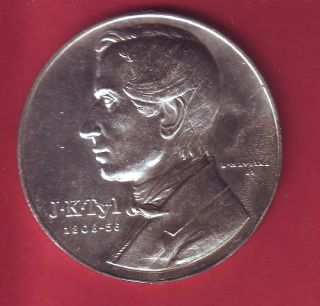 R Czech Republic Medal Token J.  K.  Tyl Theatre Kvety 1834 - 1984 Vf/xf Details