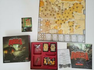 Fury Of Dracula Board Game 2nd Edition Fantasy Flight Games Complete Horror