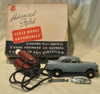 Amt Metal Chassis Plastic Body Remote Control Car 1950 