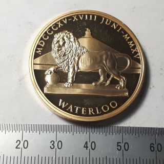 Battle of Waterloo 200th anniversary medal 1815 - 2015 2