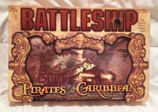 Disney World Pirates Of The Caribbean Battleship Board Game
