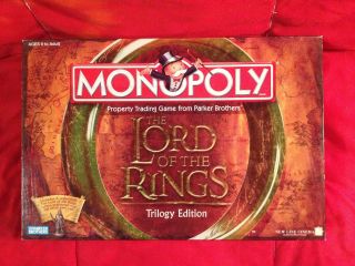 Monopoly Lord Of The Rings Trilogy Edition