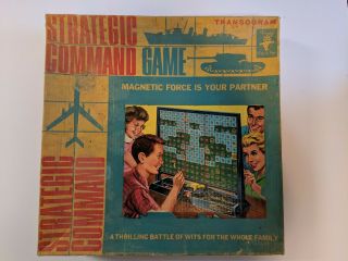 Rare Vintage Transogram Strategic Command Board Game Complete In
